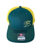 The Chrome Shack Hat - Dark Green/Yellow