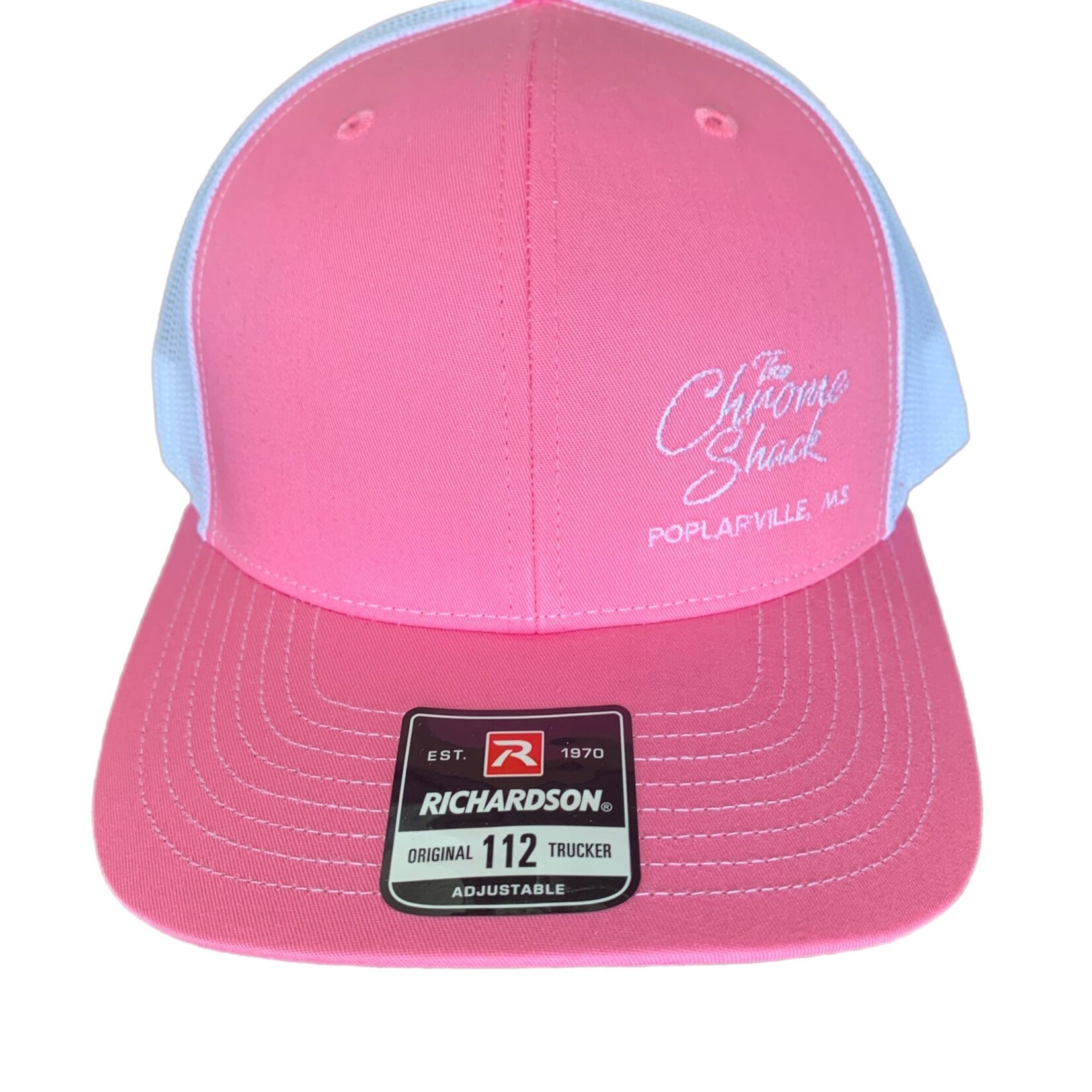 The Chrome Shack Hat - Pink/White