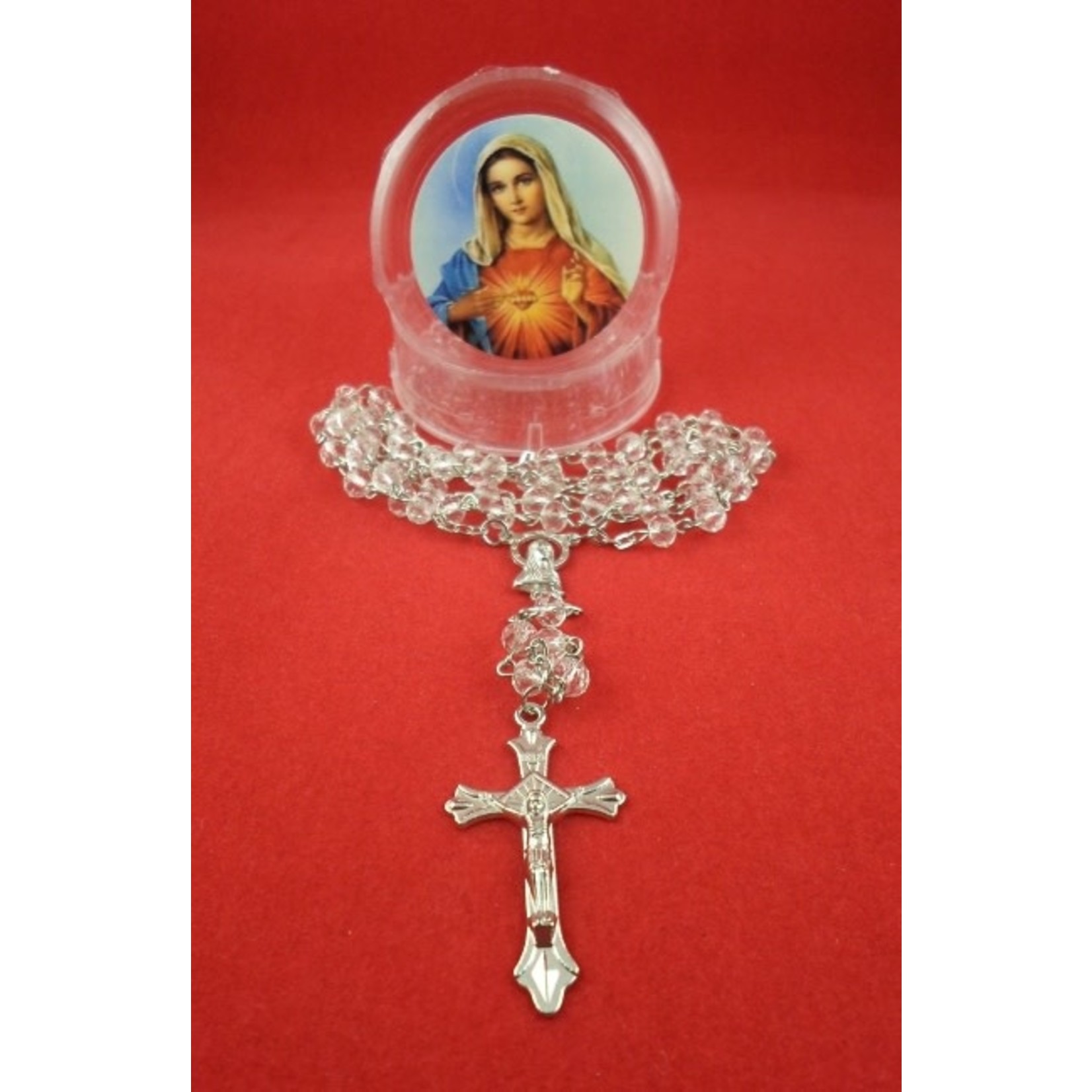 Rosary With Clear Beads