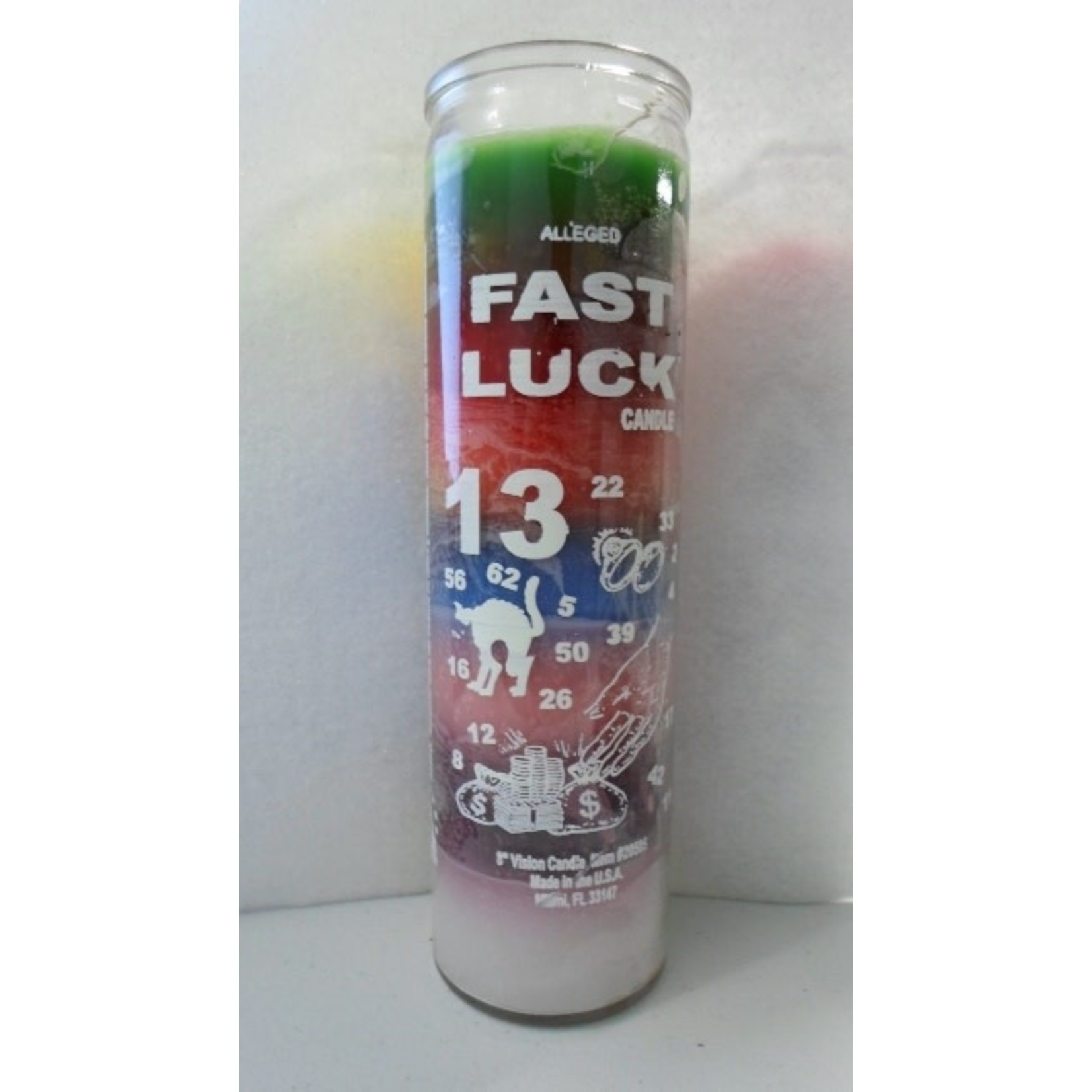 Vela Suerte Rapida 7 Colores / Fast Luck Candle 7 Colors