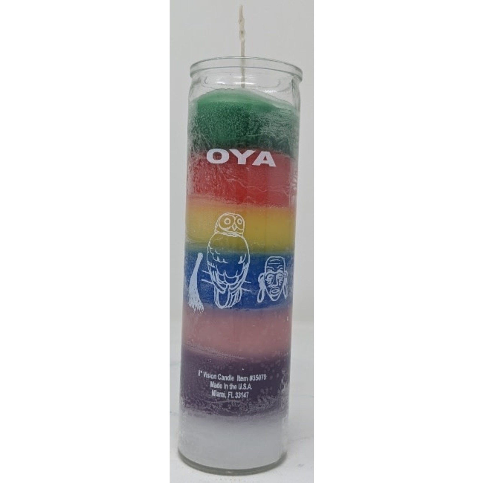 Orisha-Oya 7 Day Candle, 7 Color