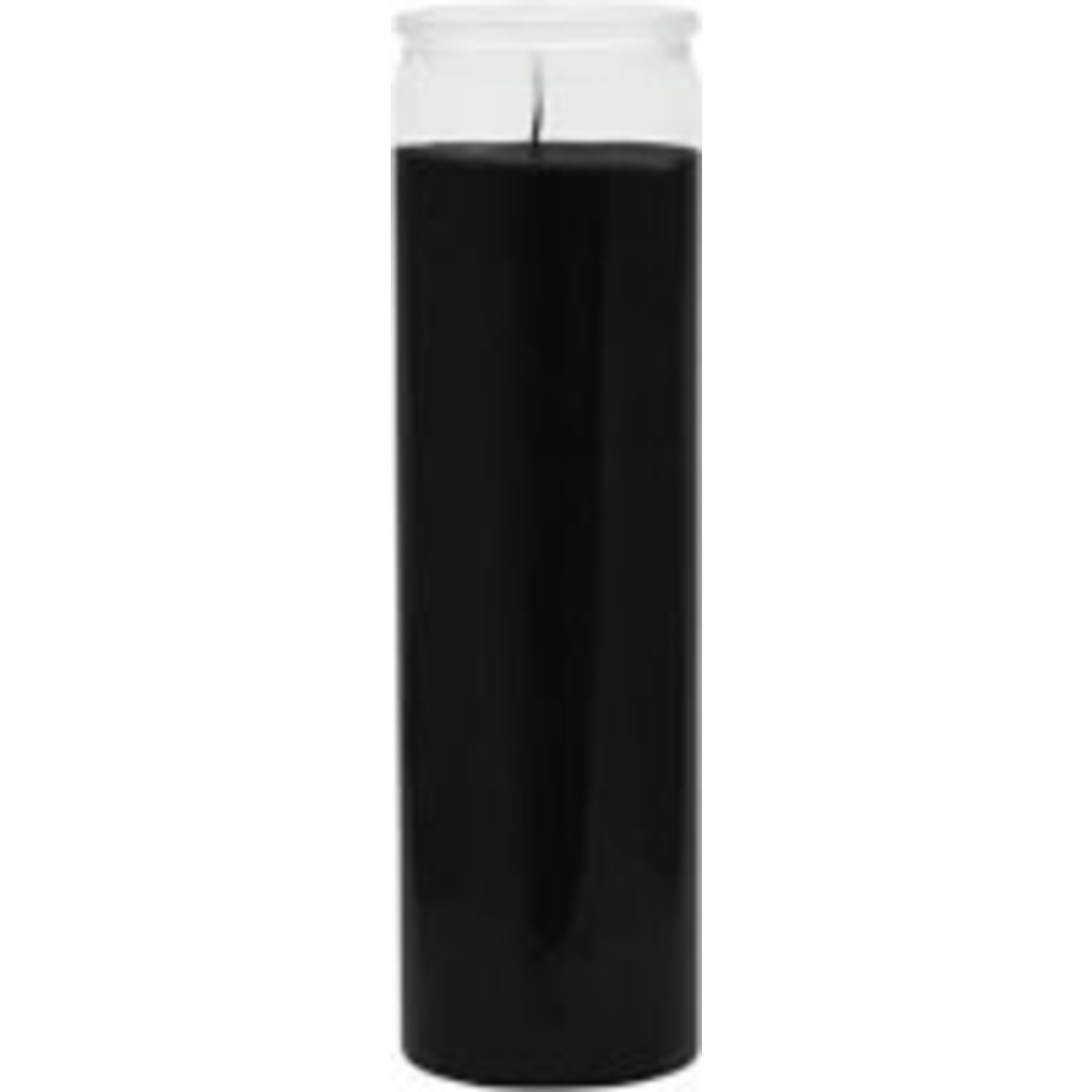 Velas Negra De Cristal/Glass Black Candle