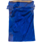 Blue Velvet Bag w/ Gold Lining