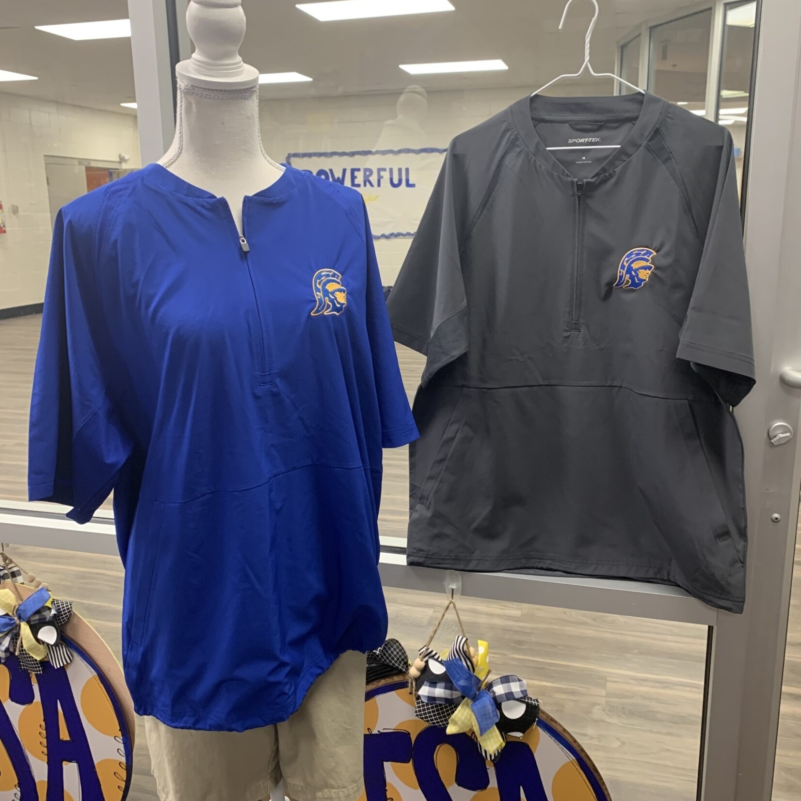 Port Authority 1/2 Zip  Pullover Short Sleeve