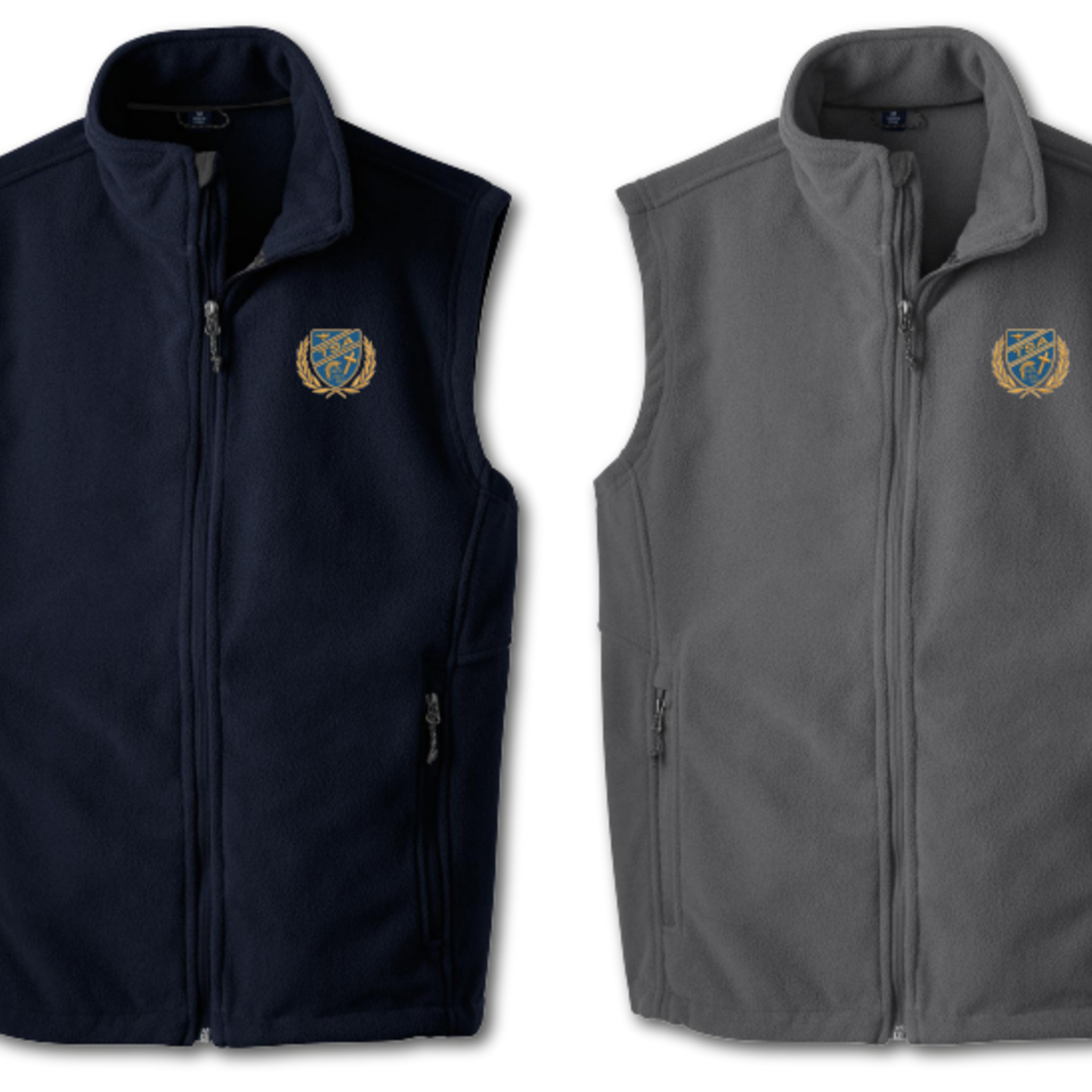Port Authority Fleece Vest w/ Crest(Chapel Approved)