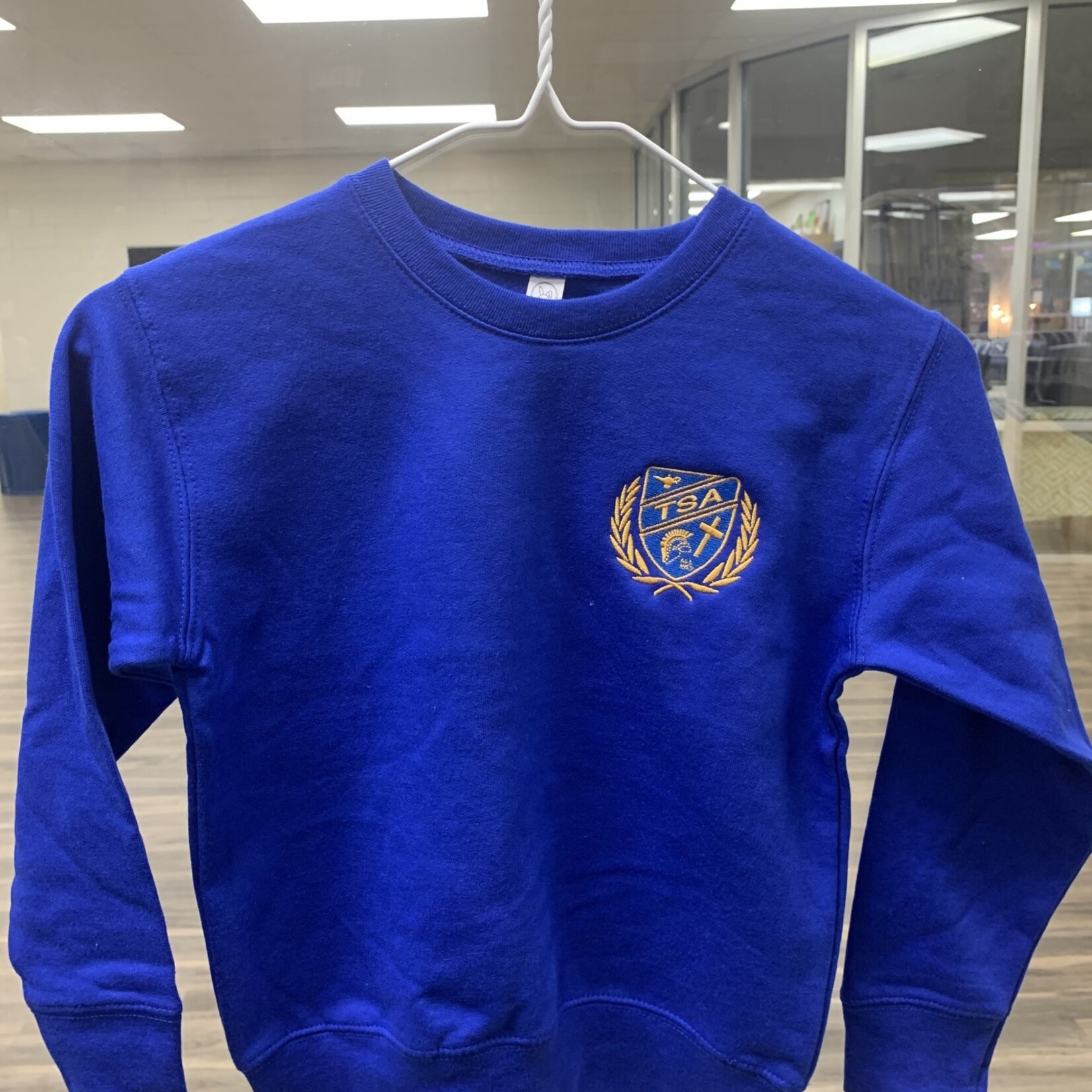 Rabbit Skins Crewneck Sweatshirt w/ Crest (Chapel Approved)