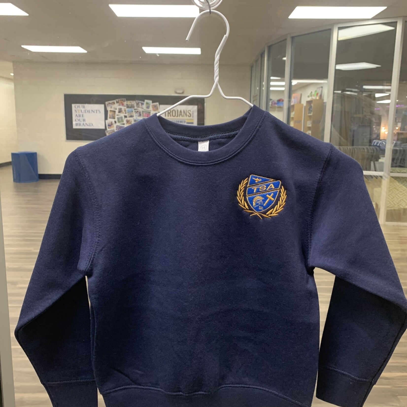 Rabbit Skins Crewneck Sweatshirt w/ Crest (Chapel Approved)