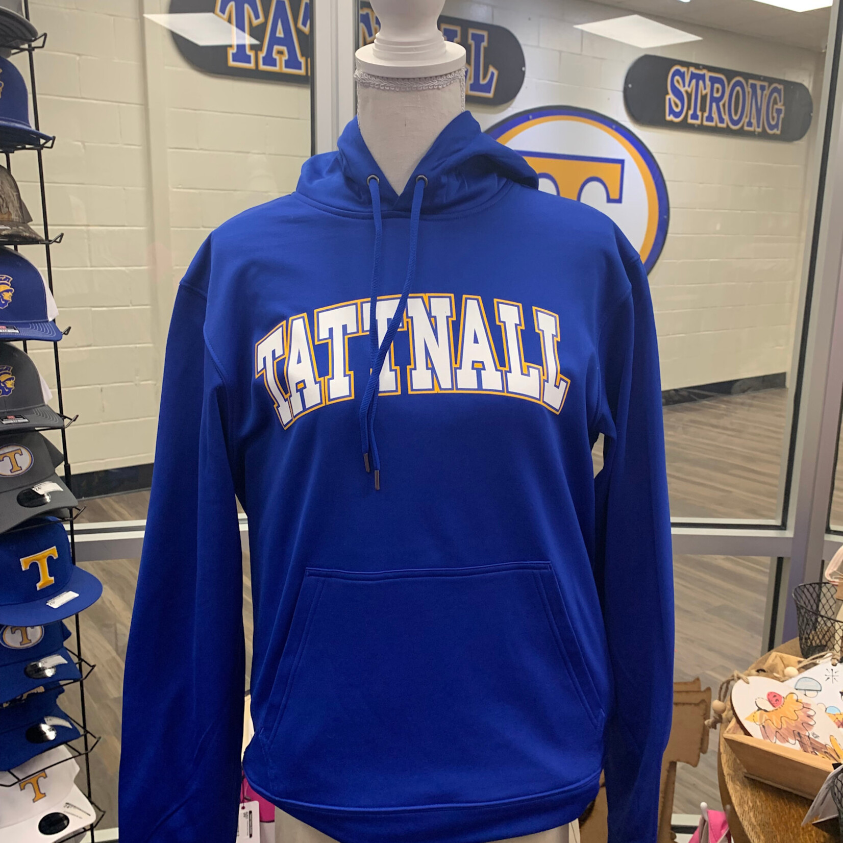 Sport Tek Royal Tattnall Dri fit Hoodie