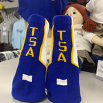 Blue/ White TSA Socks