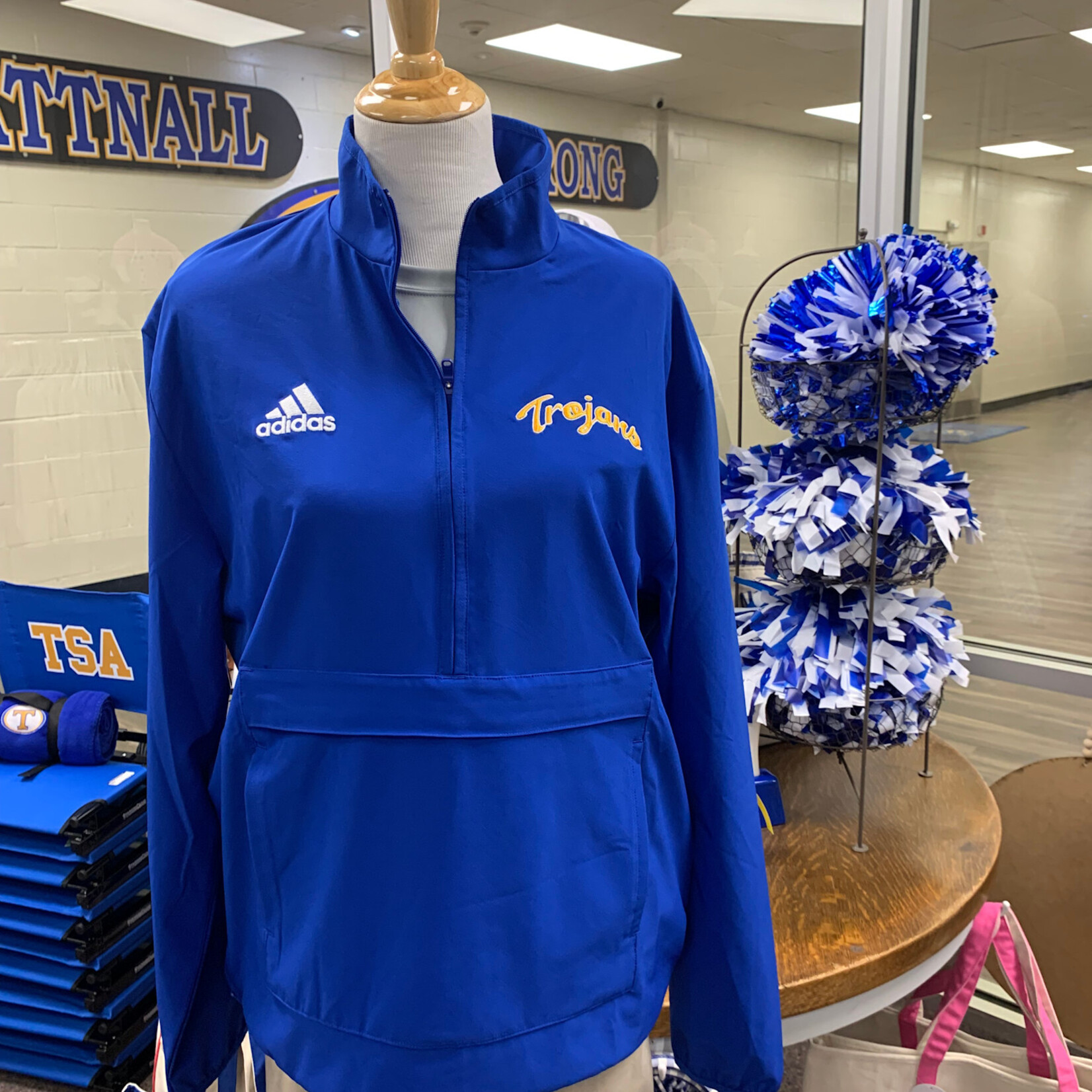 Adidas Adidas Quarter Zip Pullover LS