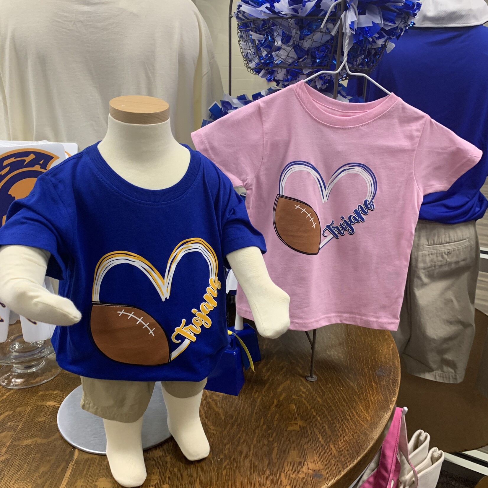 Rabbit Skins Football Heart