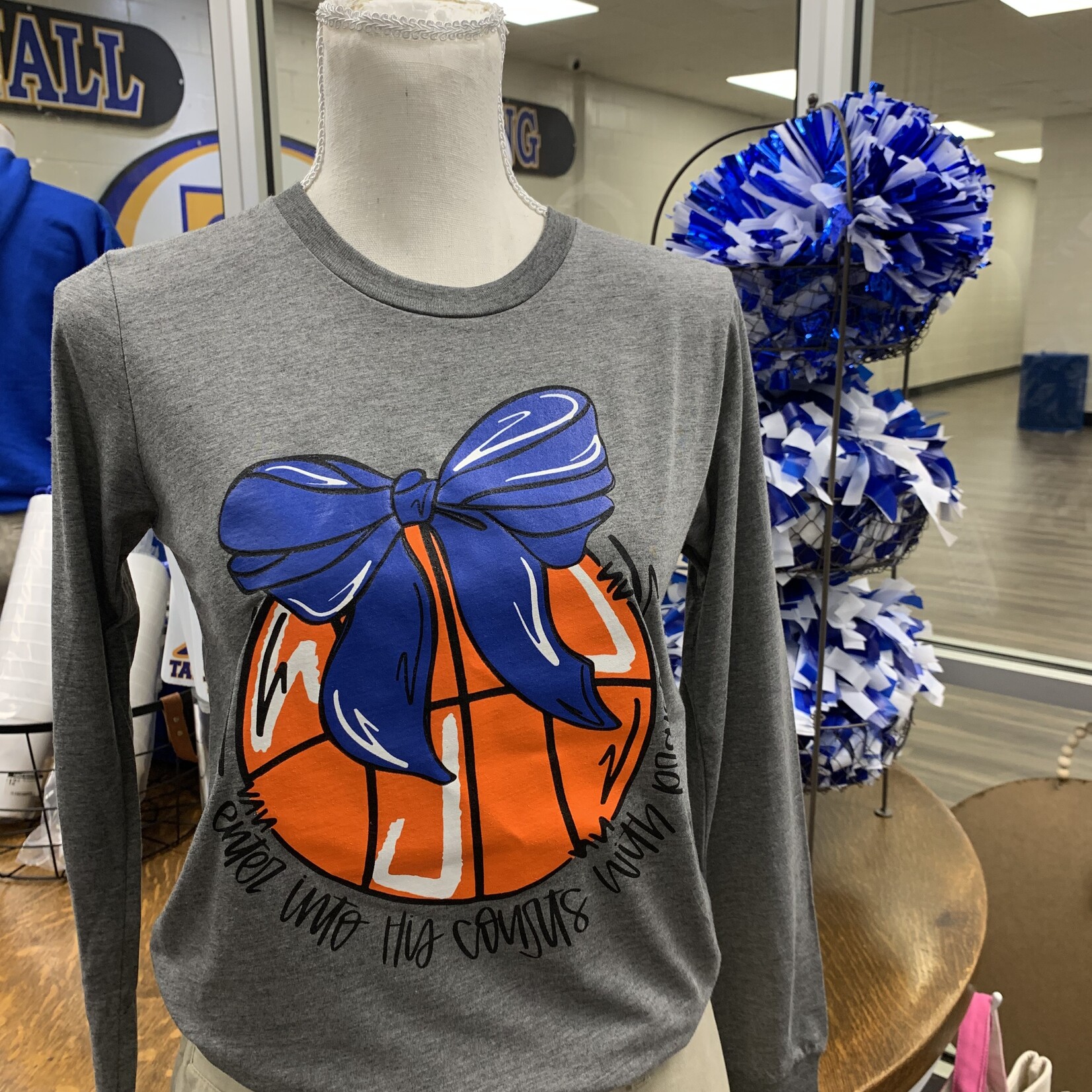 Bella Canvas Basketball Bow