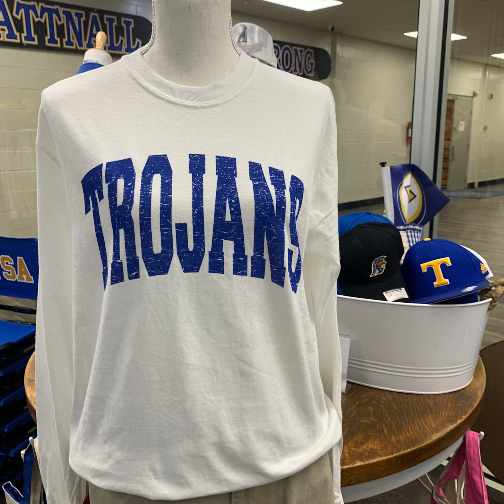 Comfort Colors Trojans Distressed