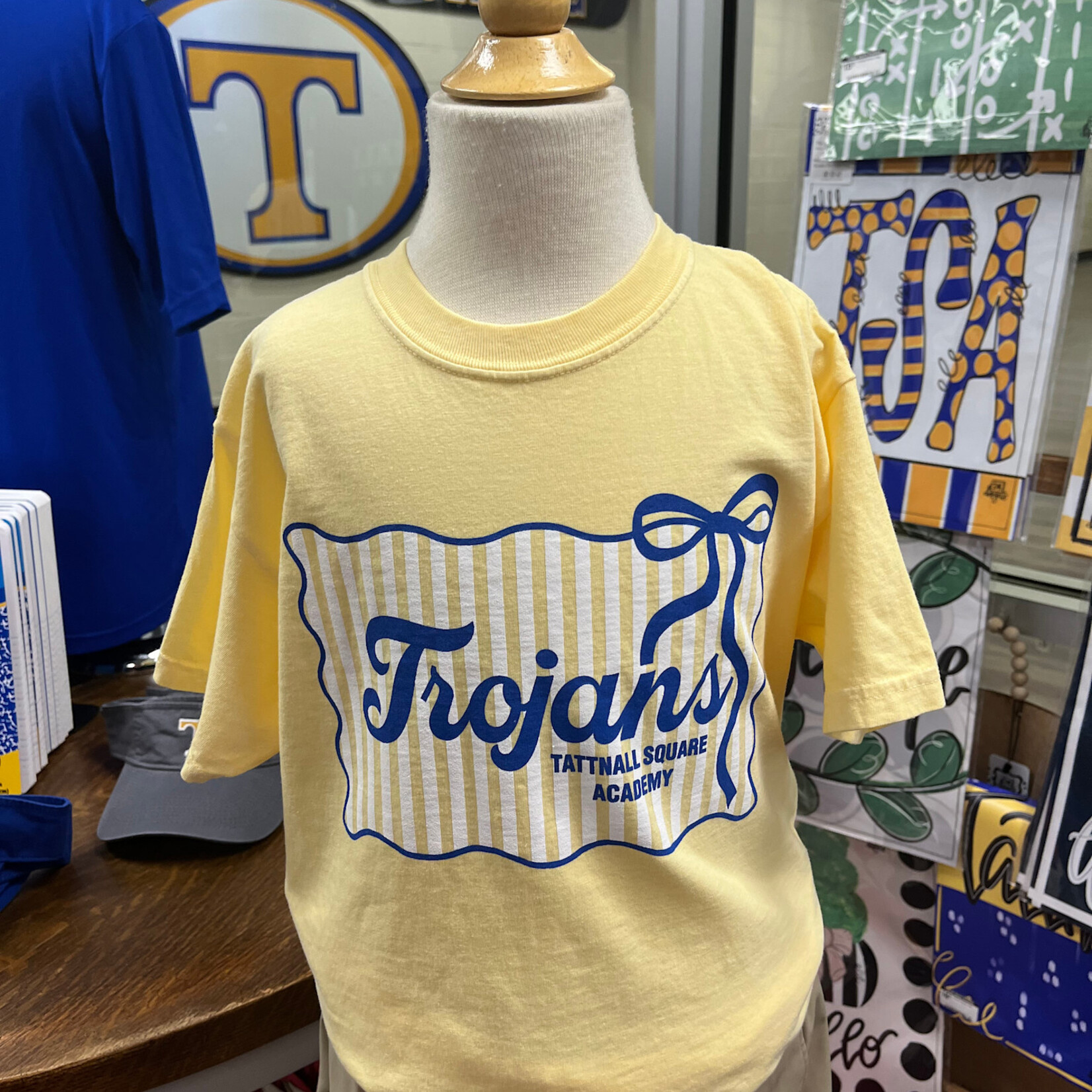 Comfort Colors Trojans Stripes
