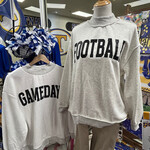 Football/Game Day Reversible Mock Sweatshirt