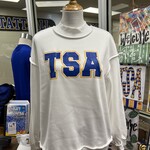 White TSA Mocked Sweatshirt