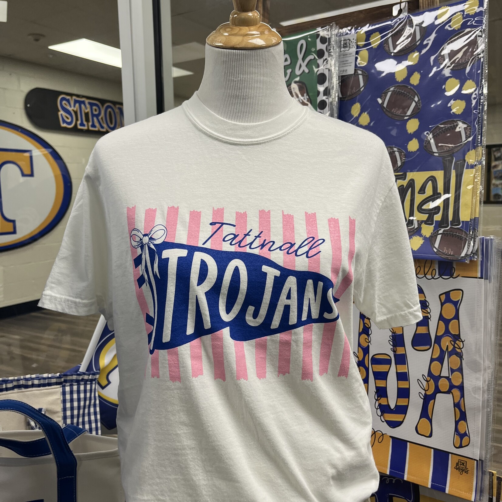 Comfort Colors Tattnall Pennant w/Stripes