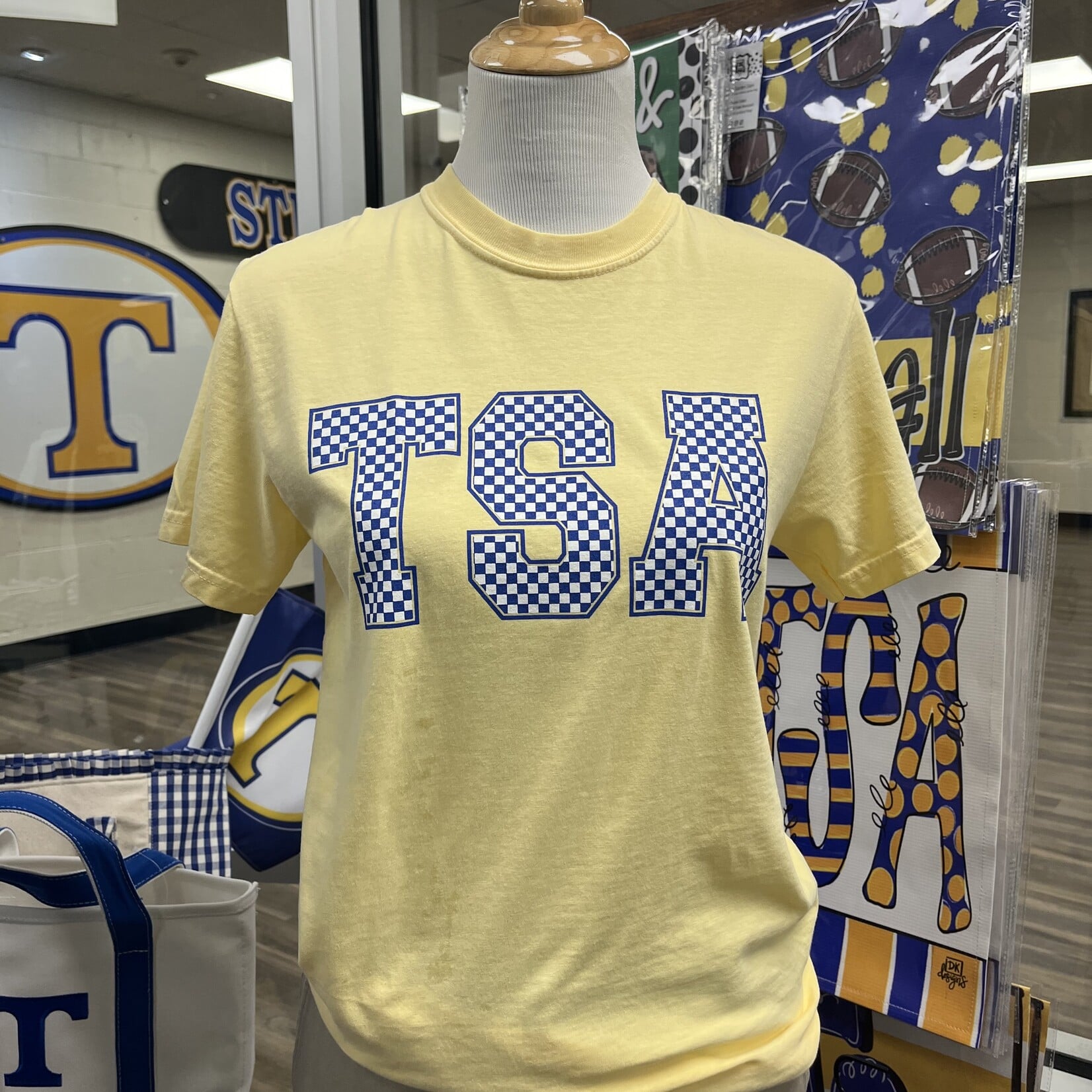 Comfort Colors TSA blue check