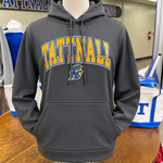 Sport Tek Charcoal Tattnall Trojan Head Hoodie