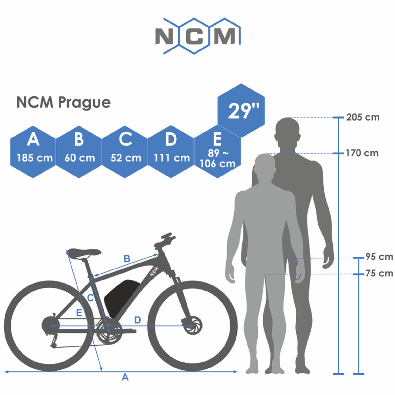 NCM NCM Prague Electric Mountain Bike