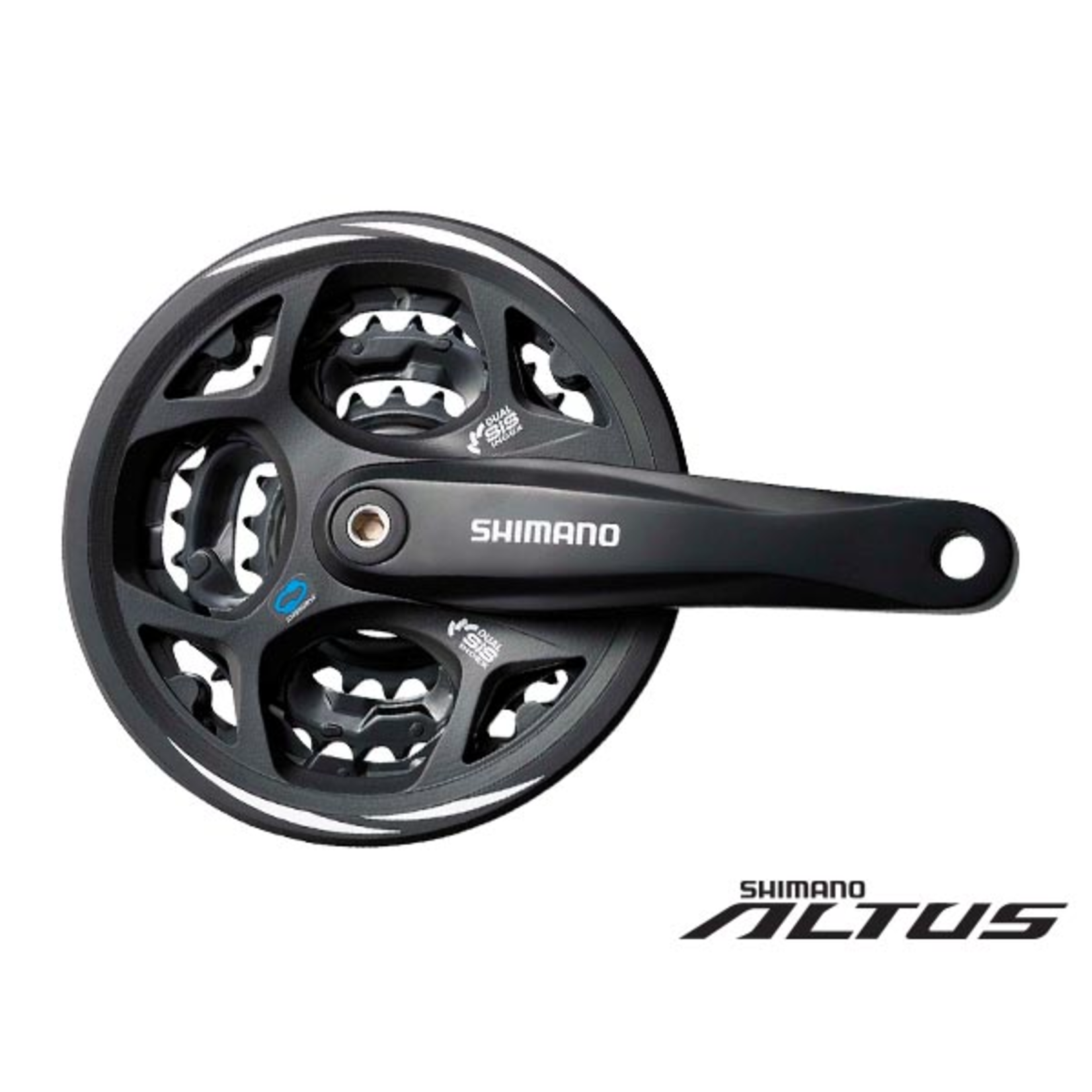 SHIMANO FC-M311 FRONT CRANKSET 170mm 48-38-28 BLACK w/CG