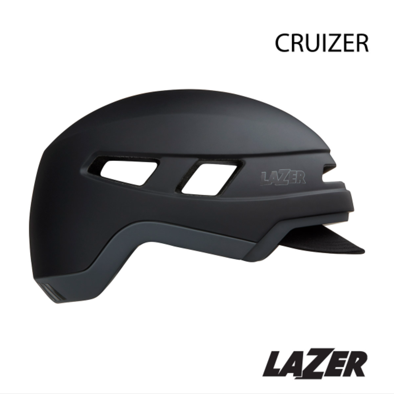 LAZER HELMET LAZER - CRUIZER BLACK MEDIUM