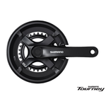 SHIMANO FC-TY501 FRONT CRANKSET 175mm 48-38-28 BLACK