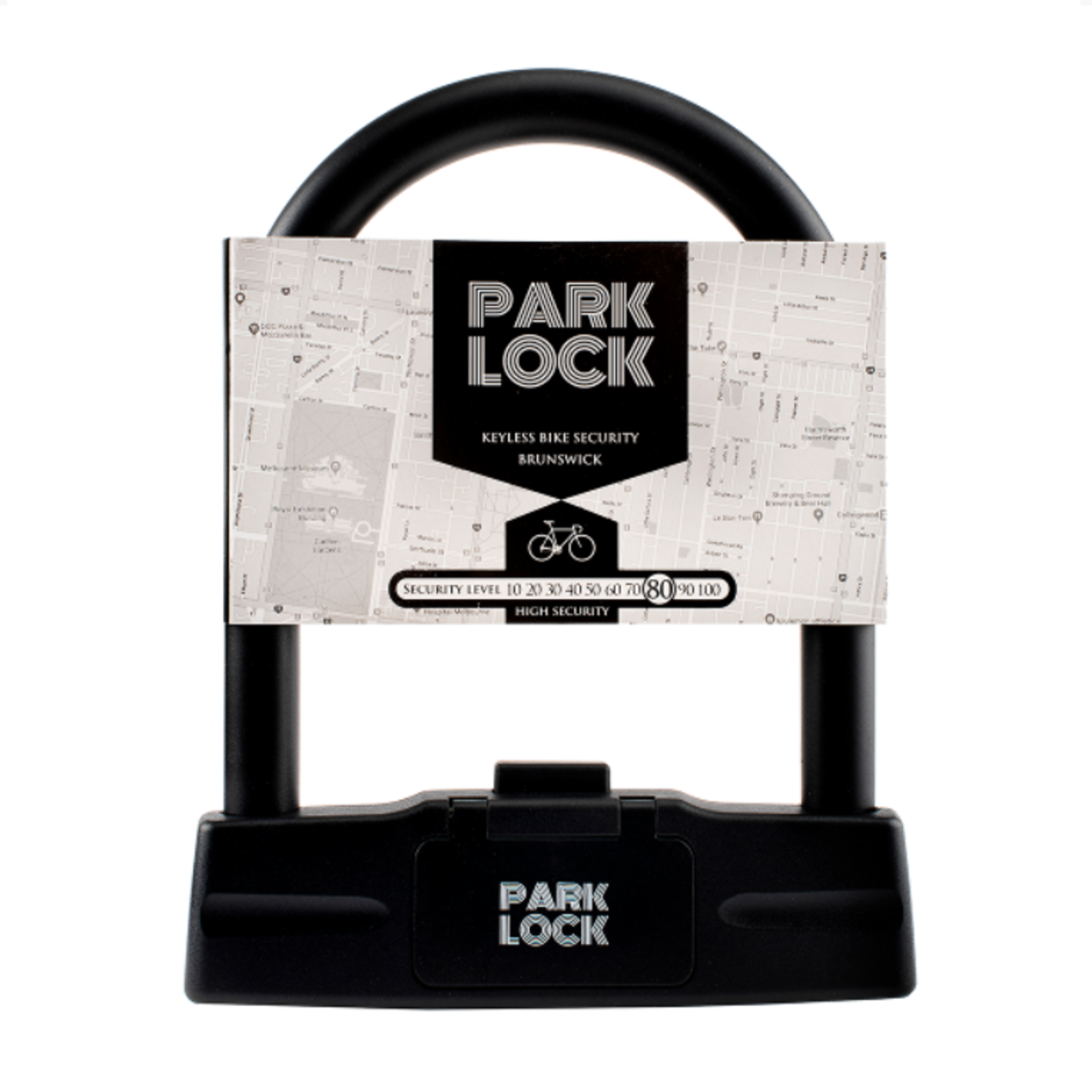 PARK LOCK BRUNSWICK 5 digit COMBO U LOCK - L227mm x W146mm