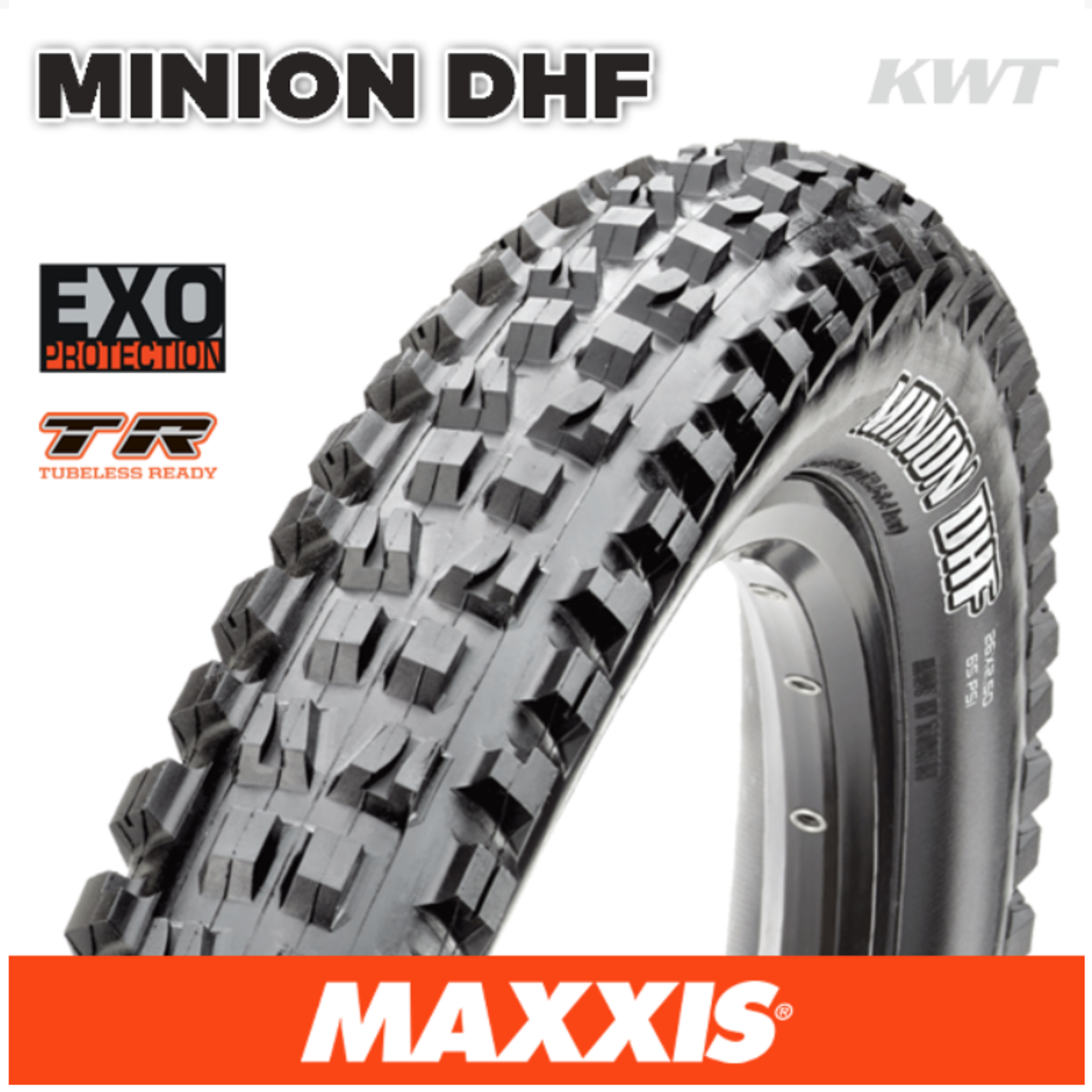 MAXXIS MINION DHF 26 X 2.30 Folding 60TPI EXO TR