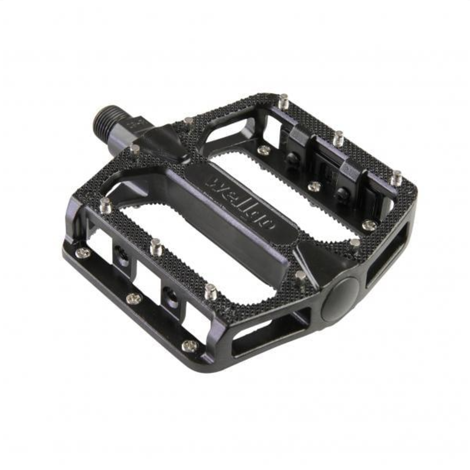 QBP ALLOY PEDAL MTB PLATFORM - 9/16 - REMOVABLE PINS - BLACK