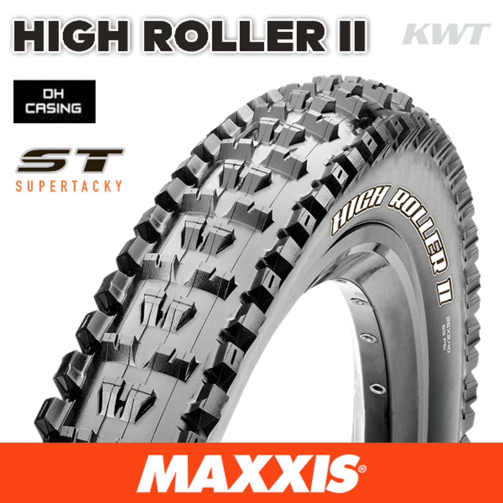 MAXXIS HIGH ROLLER II 26 X 2.40 Wirebead 60TPI