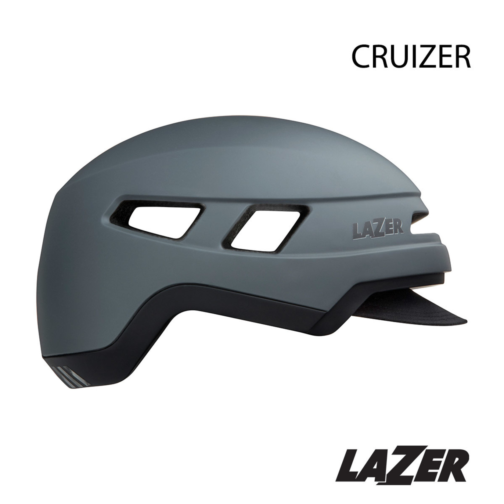 LAZER HELMET LAZER - CRUIZER DARK GREY MEDIUM