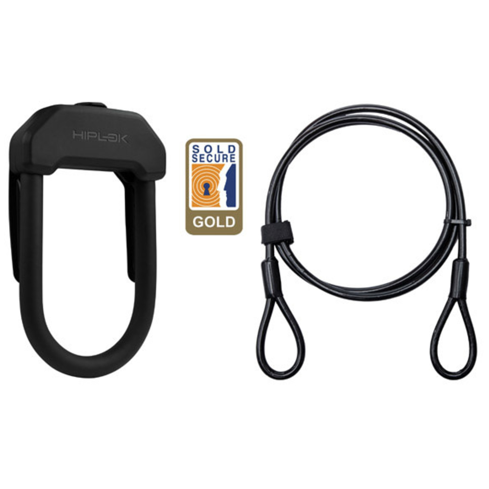 Hiplok DX 2M CABLE - BLACK