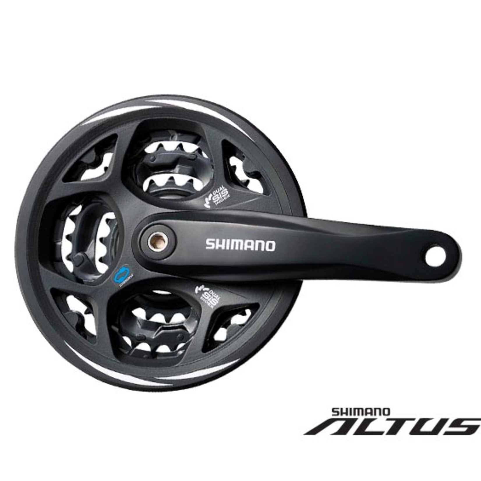 SHIMANO FC-M311 FRONT CRANKSET 175mm 42-32-22 BLACK w/CG