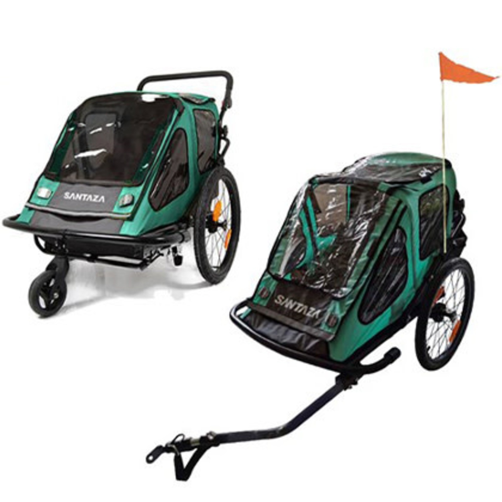 Kiddie Trailer Teal