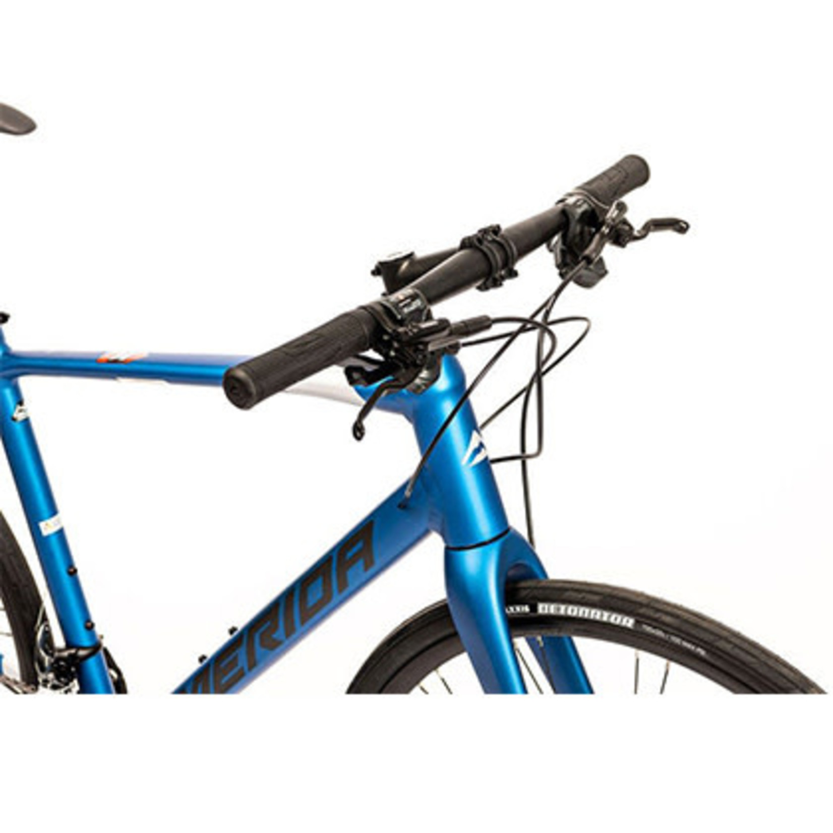 MERIDA Merida Speeder 300 Flat Bar Road Bike Silk Blue/Dark Silver (2021)