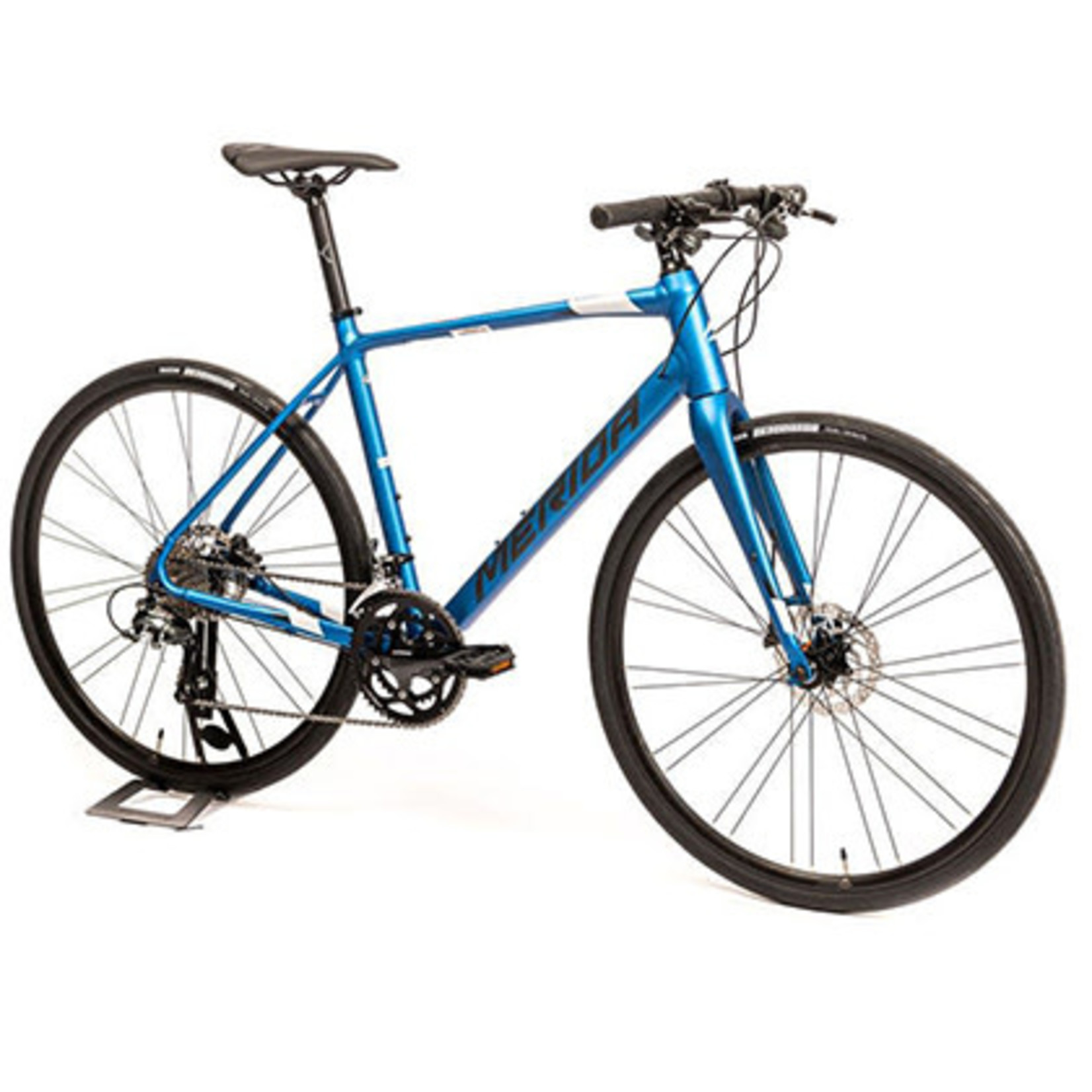 MERIDA Merida Speeder 300 Flat Bar Road Bike Silk Blue/Dark Silver (2021)
