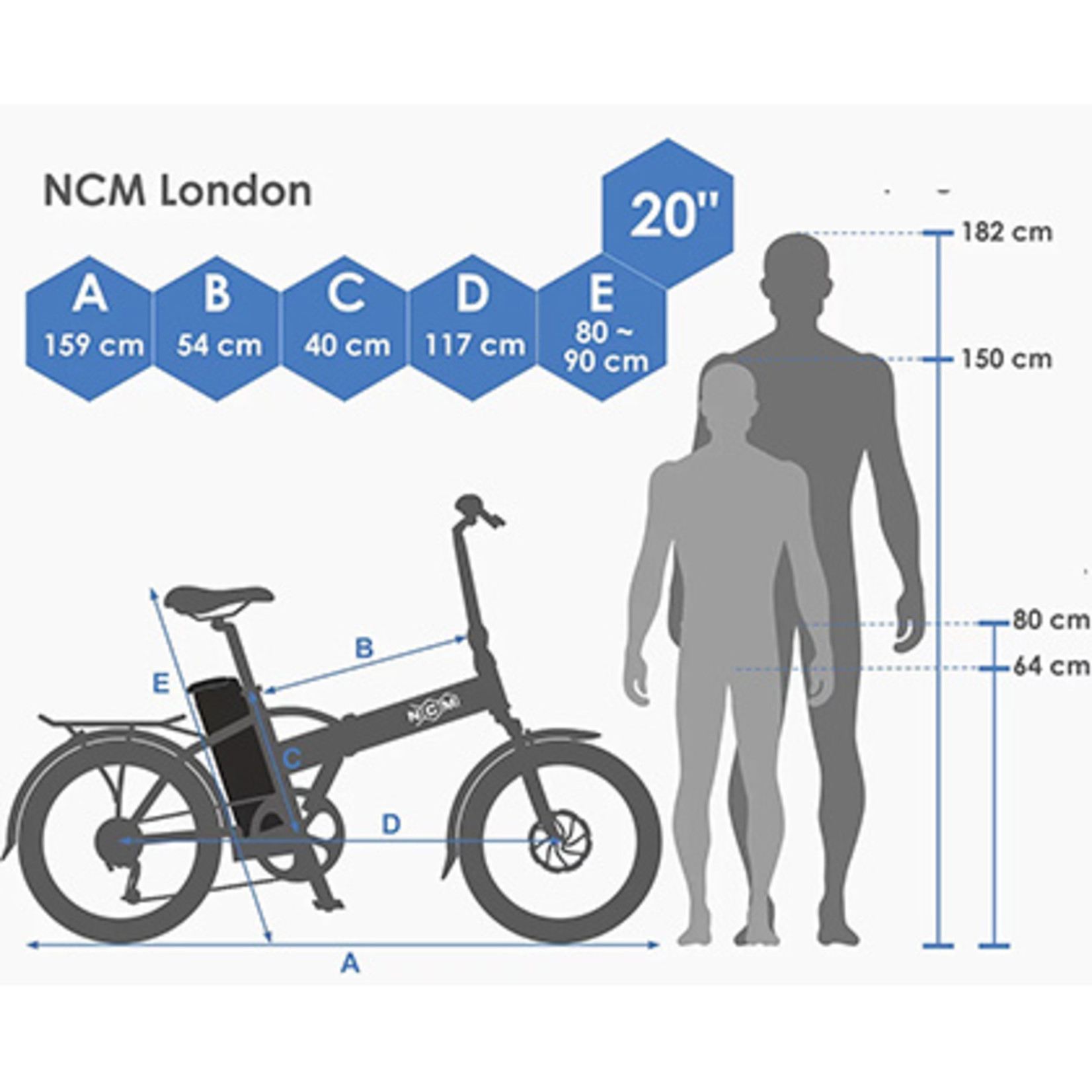 NCM NCM London Folding Ebike