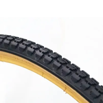 TYRE 28 x 1.3  8 BLACK w  Gum Wall, Block tread