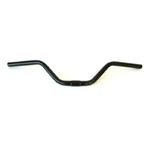 HANDLEBAR 25.4mm, 68cm Wide, 120mm Rise, Steel BLACK