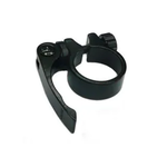 Seat clamp with seat bolt Q/R alloy, 34.9mm, black