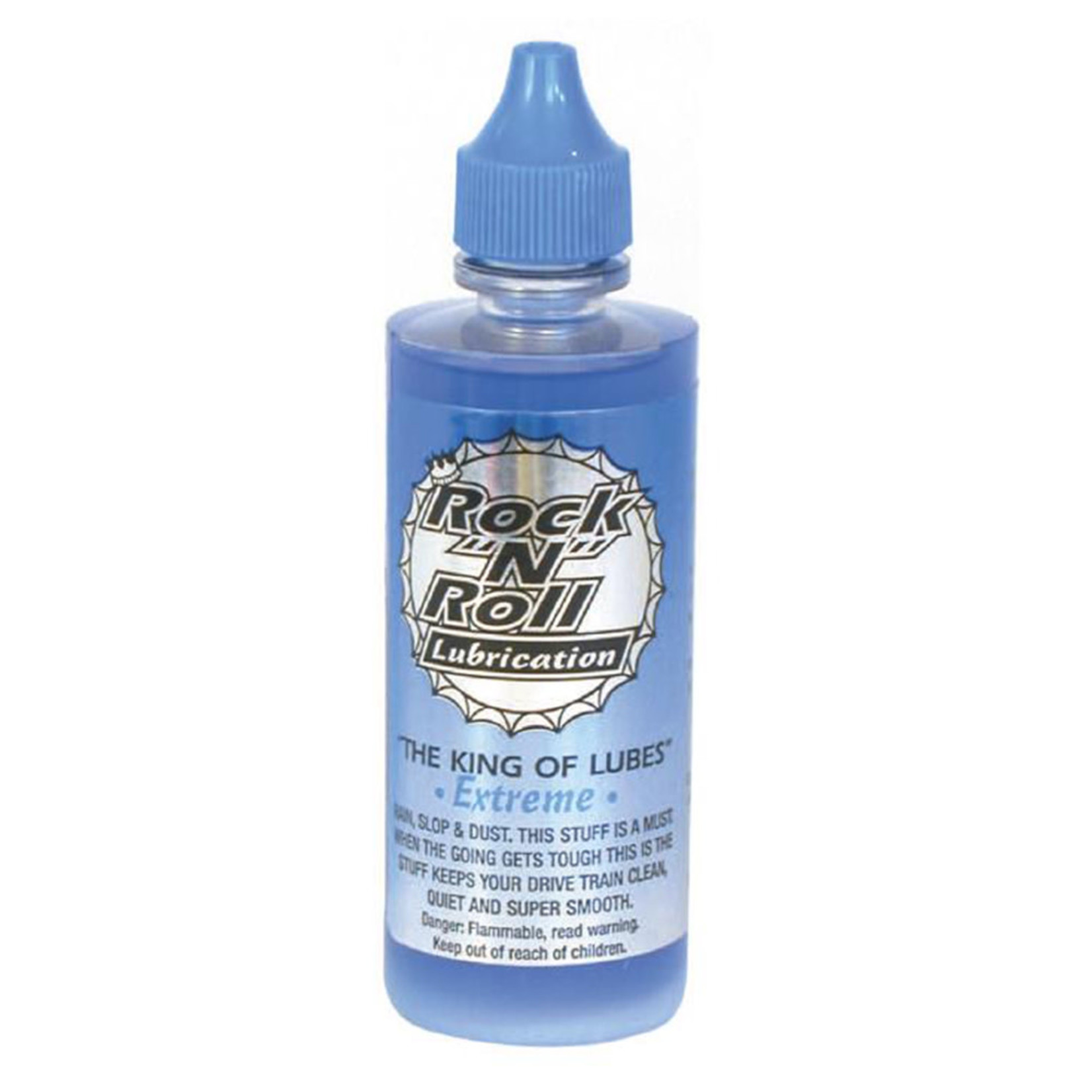 LUBES/CLEANERS - ROCK''N''ROLL ROCK"N"ROLL EXTREME 4OZ.  LUBE MTB BLUE (12)(192)