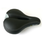 Saddle, extreme comfort, memory foam, with o-zone cut out, 260 x 200mm black