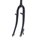 FORK 26, Threadless, 1.1/8" (ID 25.4mm, Stem 300mm) with Pivots and Disc Brake Mount, Steel. BLACK (Axle to Crown) 350mm
