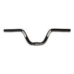 HANDLEBAR  25.4mm, 63cm Wide, 150mm Rise, Steel  BLACK