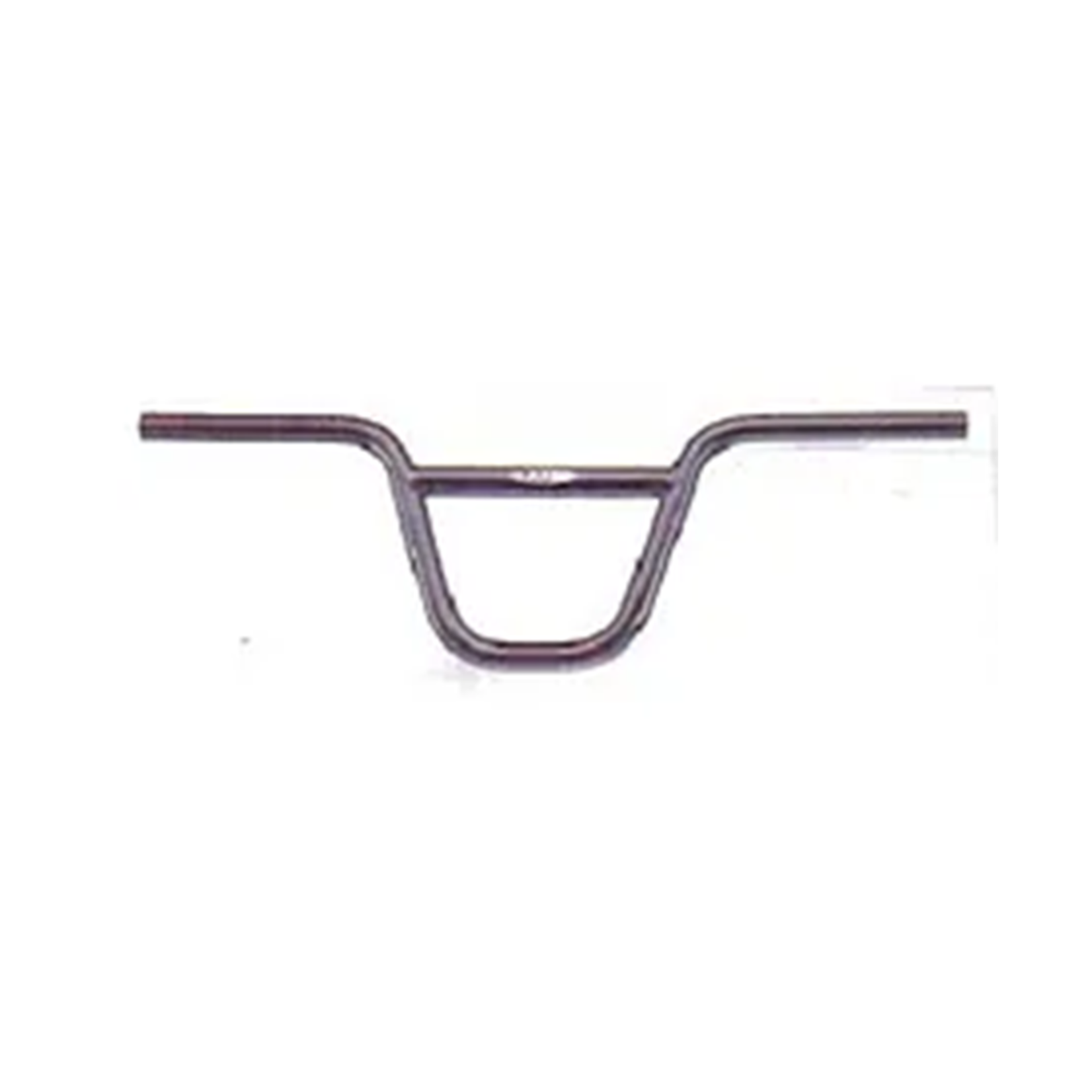 HANDLEBAR  22.2mm, 64cm Wide, 185mm Rise, 20" BMX, Steel  BLACK