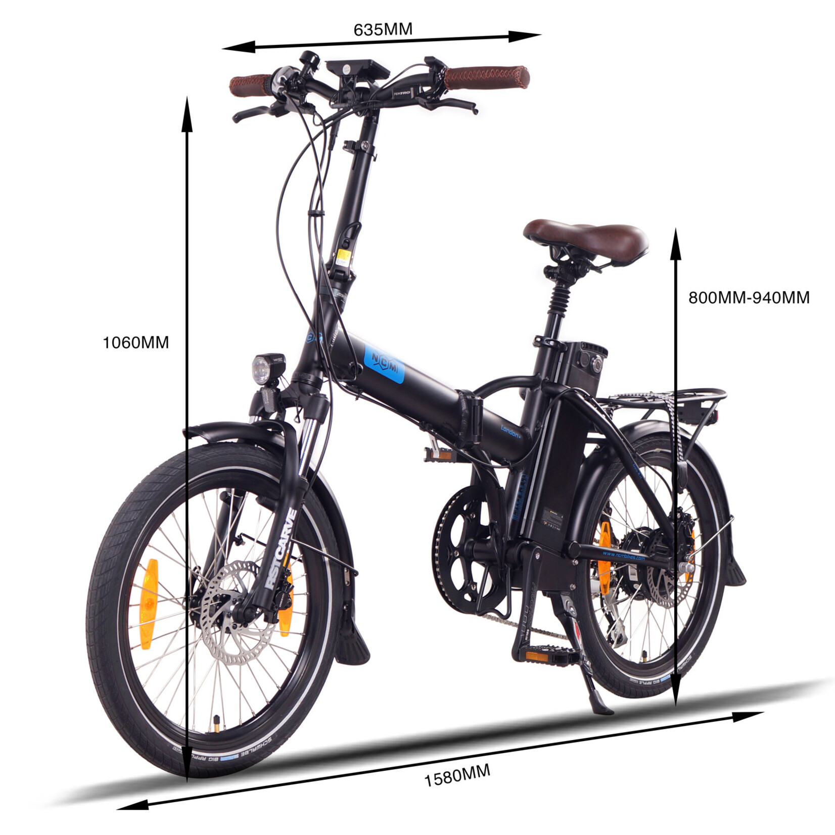 NCM NCM London Plus Folding Electric Bike