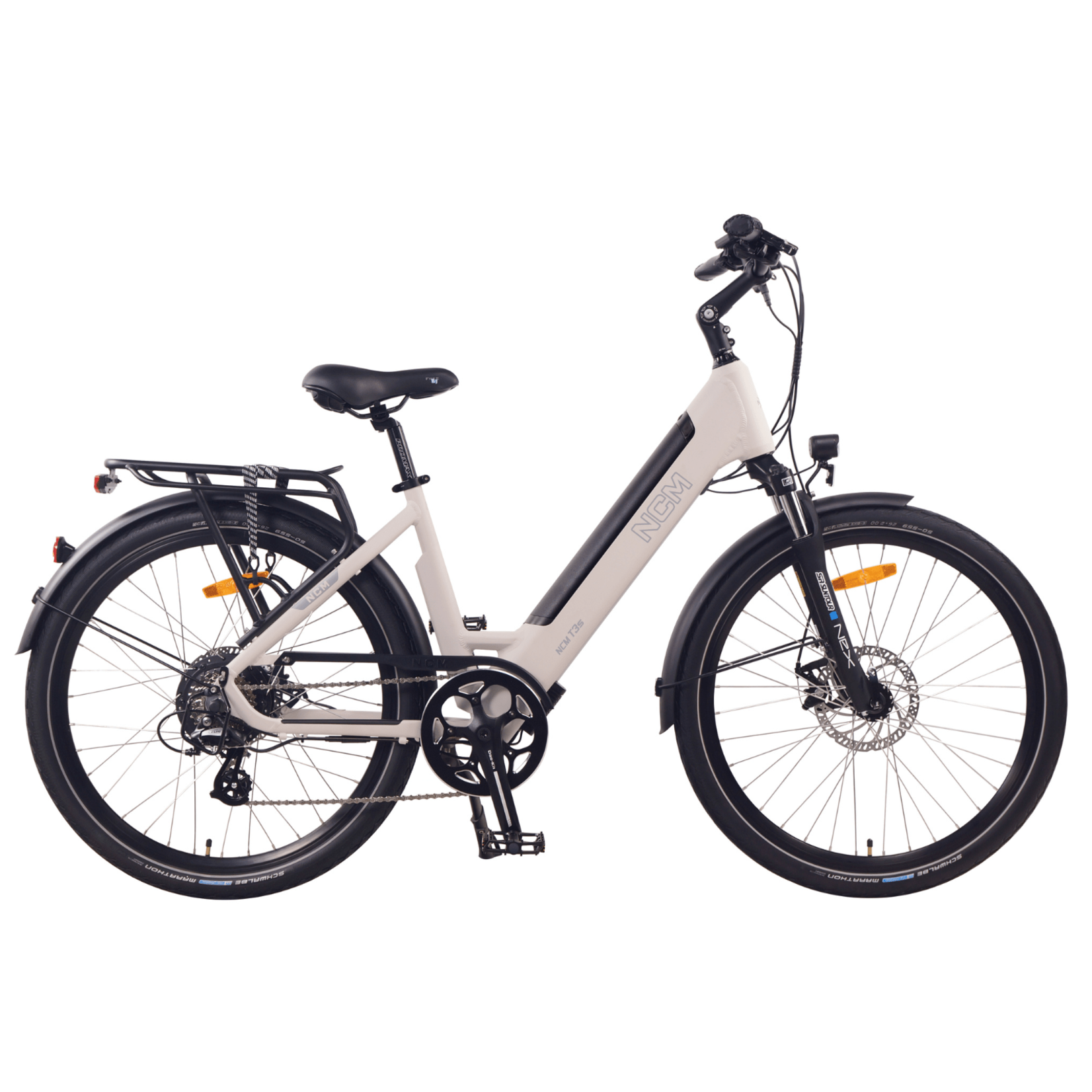 NCM NCM T3S Step Trekking E-Bike, City Electric Bike, 250W, 48V 12Ah 576Wh Battery – 26″