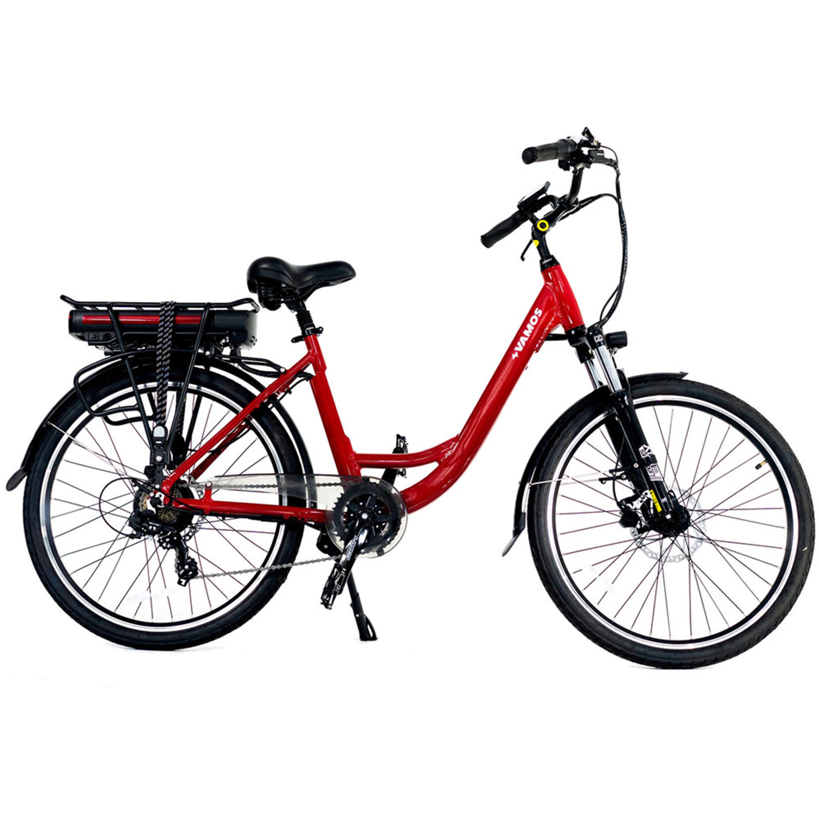VAMOS BIKES (Brisbane Only) EL RAPIDO 2023 - DAILY COMMUTER - 36V/13Ah Battery (Red)