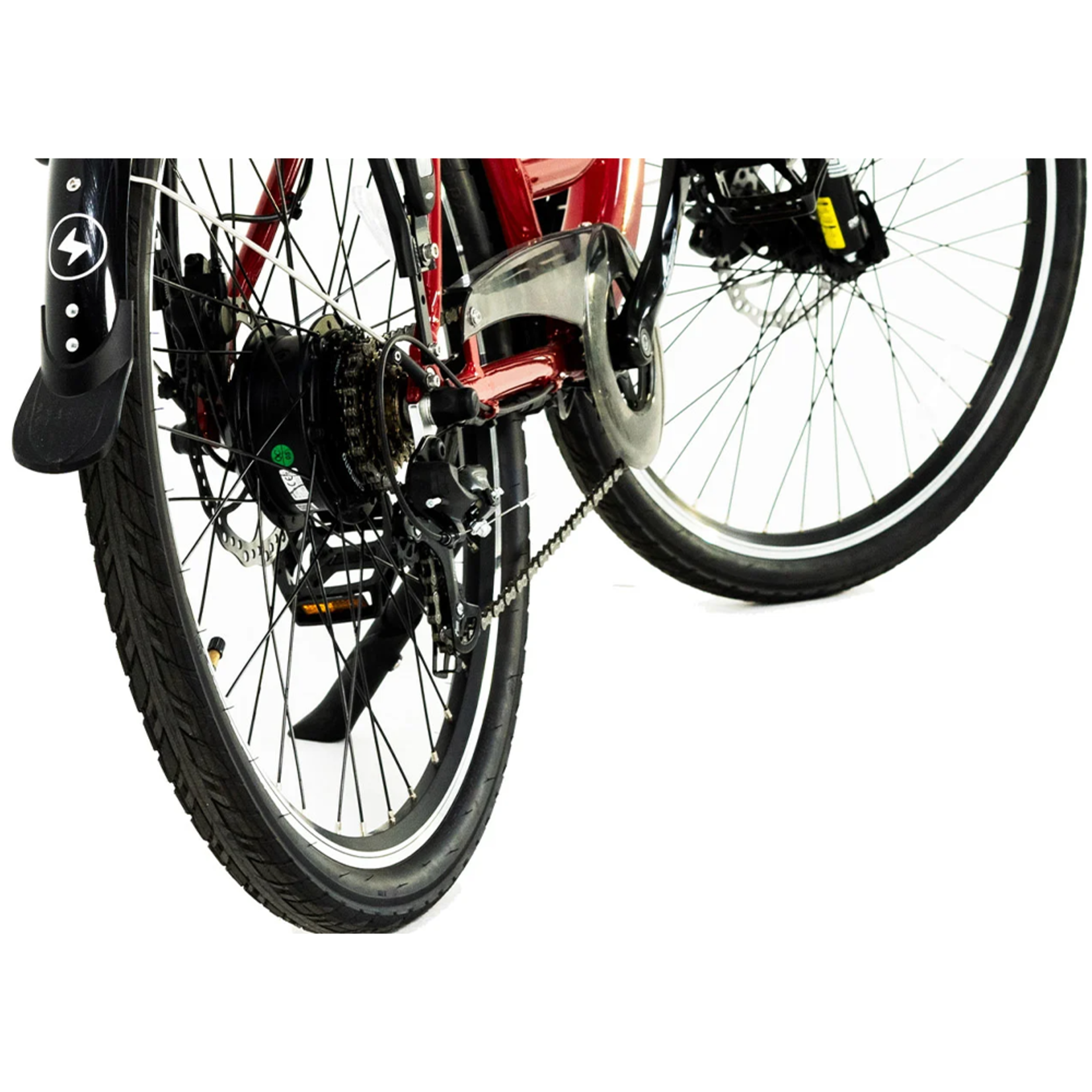 VAMOS BIKES (Brisbane Only) EL RAPIDO 2023 - DAILY COMMUTER - 36V/13Ah Battery (Red)
